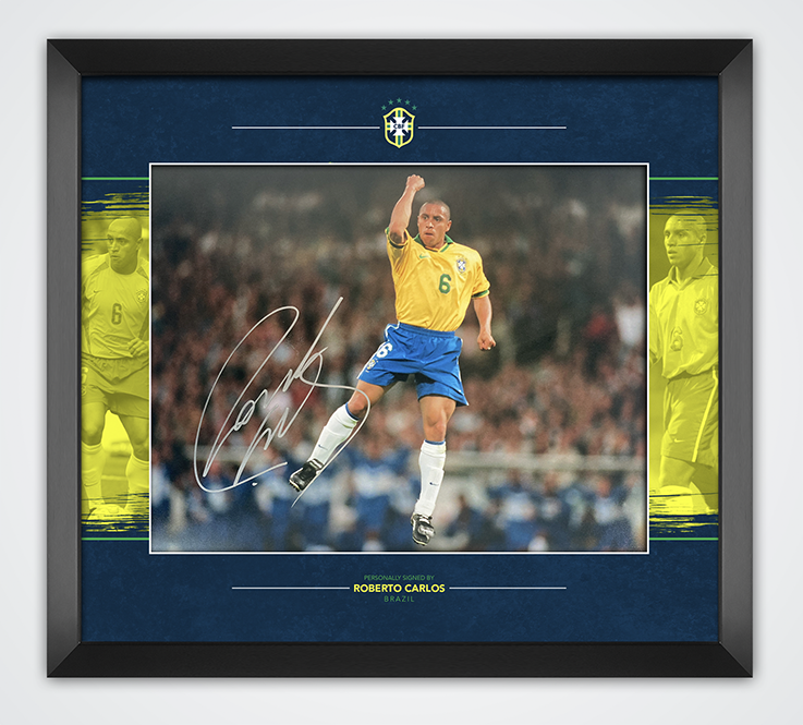 Roberto Carlos Signed & Framed 11X14 Photo Poster painting Brazil EXACT PROOF AFTAL COA