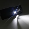 45x Glass Magnifier Portable Pulling Type Magnifying Loop with LED Light