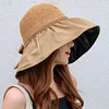 Gioiacombo&trade; Cappello estivo da sole con fiocco cavo