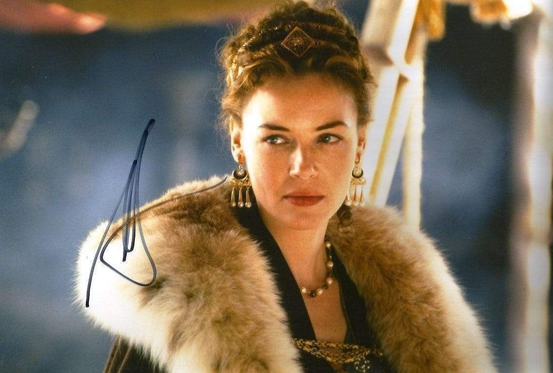 Connie Nielsen DANISH ACTRESS autograph, In-Person signed Photo Poster painting