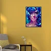 Diamond Painting -DIY Round Dril Blue-haired in the Water
