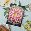 Mandala Flower 5D DIY Diamond Art Painting Notebook Kit 50 Pages A5 Rhinestone Art Painting Notebook Kit for Adults Beginners Holiday Birthday Gift
