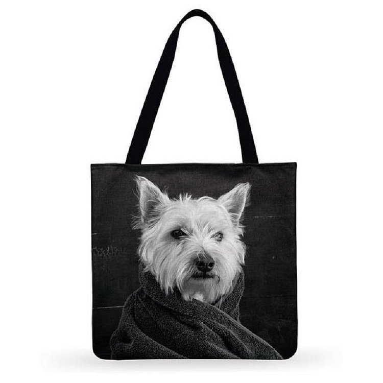 Bull Terrier - Linen Tote Bag