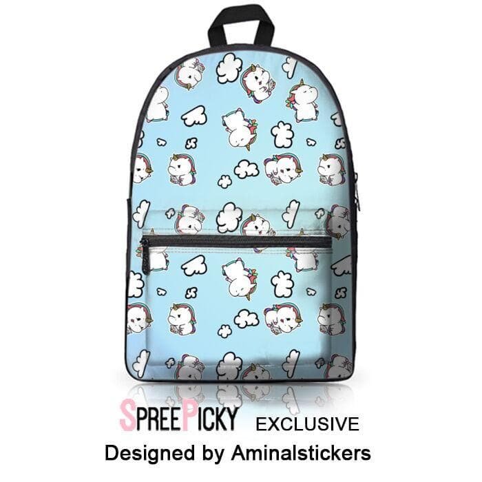 [Aminalstickers Design] Cute Unicorn Backpack SP179139