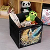 (US Local)DIY Diamond Painting Storage Box Canvas Organizer Box Diamond Painting Kit (H)