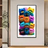 Diamond Painting -DIY Full Round Drill Colorful Cat(70*40 CM)