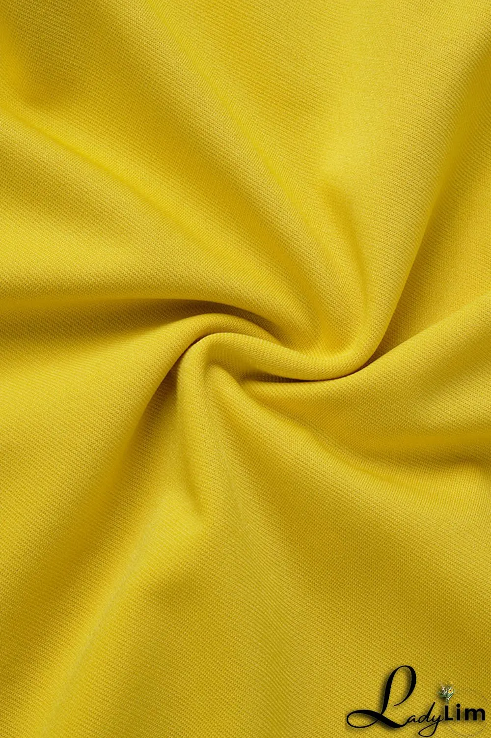 Yellow Casual Elegant Solid Flounce Zipper O Neck Wrapped Skirt Dresses