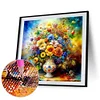 Diamond Painting -DIY Full Round Drill Flowers Oil Painting(40*40CM）