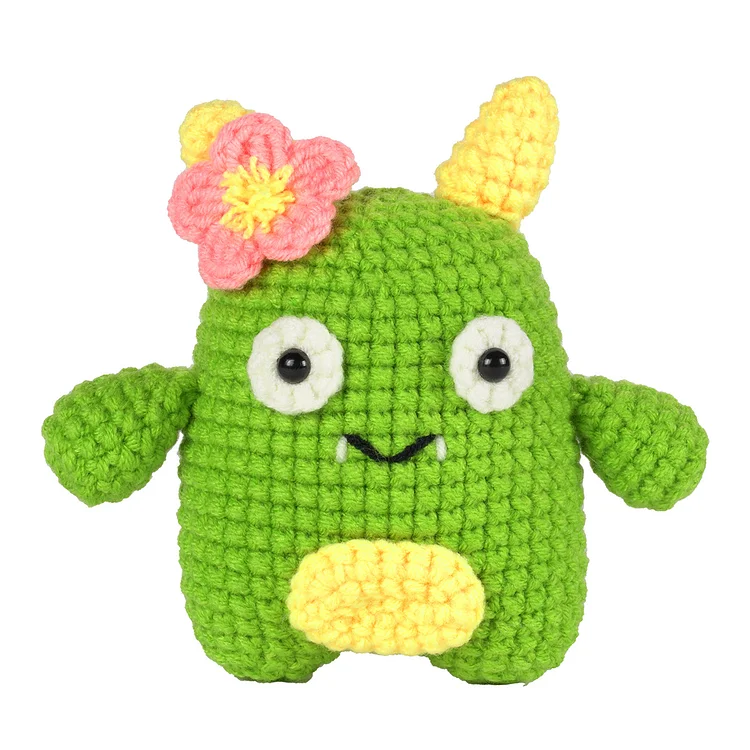 Pink Monster Crochet Kit For Beginners Ventyled
