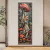Girl Under Mushroom-11CT Stamped Cross Stitch 30*90cm/11.81*35.43in(Big Size) tapestrymarket