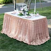 Shimmers Party Catering Table Cover 4/6/8/9/14ft Event Table Cloth 