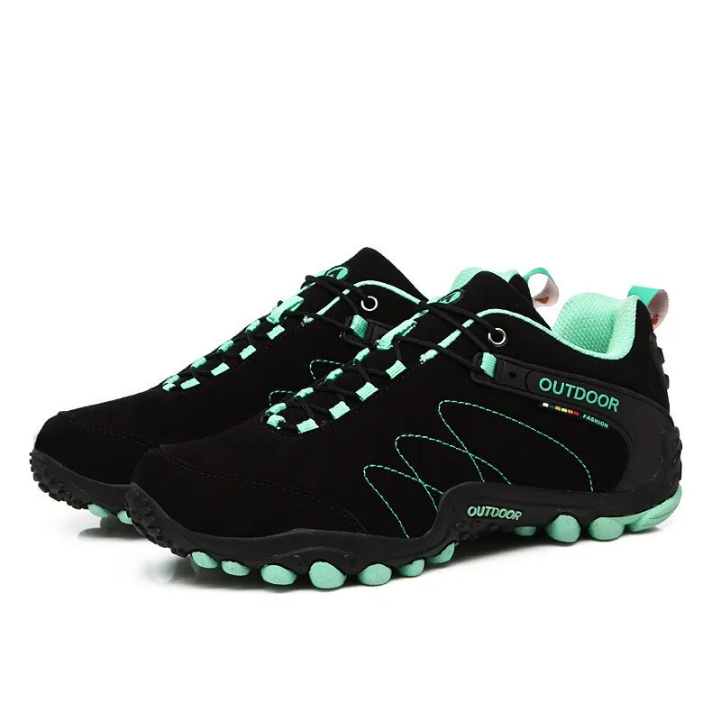 VEAMORS Men Outdoor Hiking Shoes Women Casual Jogging Sneakers Non-slip Durable Tourism Camping Climbing Shoes Unisex