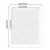 2pcs/5pcs set Large Diamond Painting Blank Canvas with Glue - Round/Square Blank Grid Canvas Empty for Customized Projects Multiple Size Options DIY Diamond Art Accessories