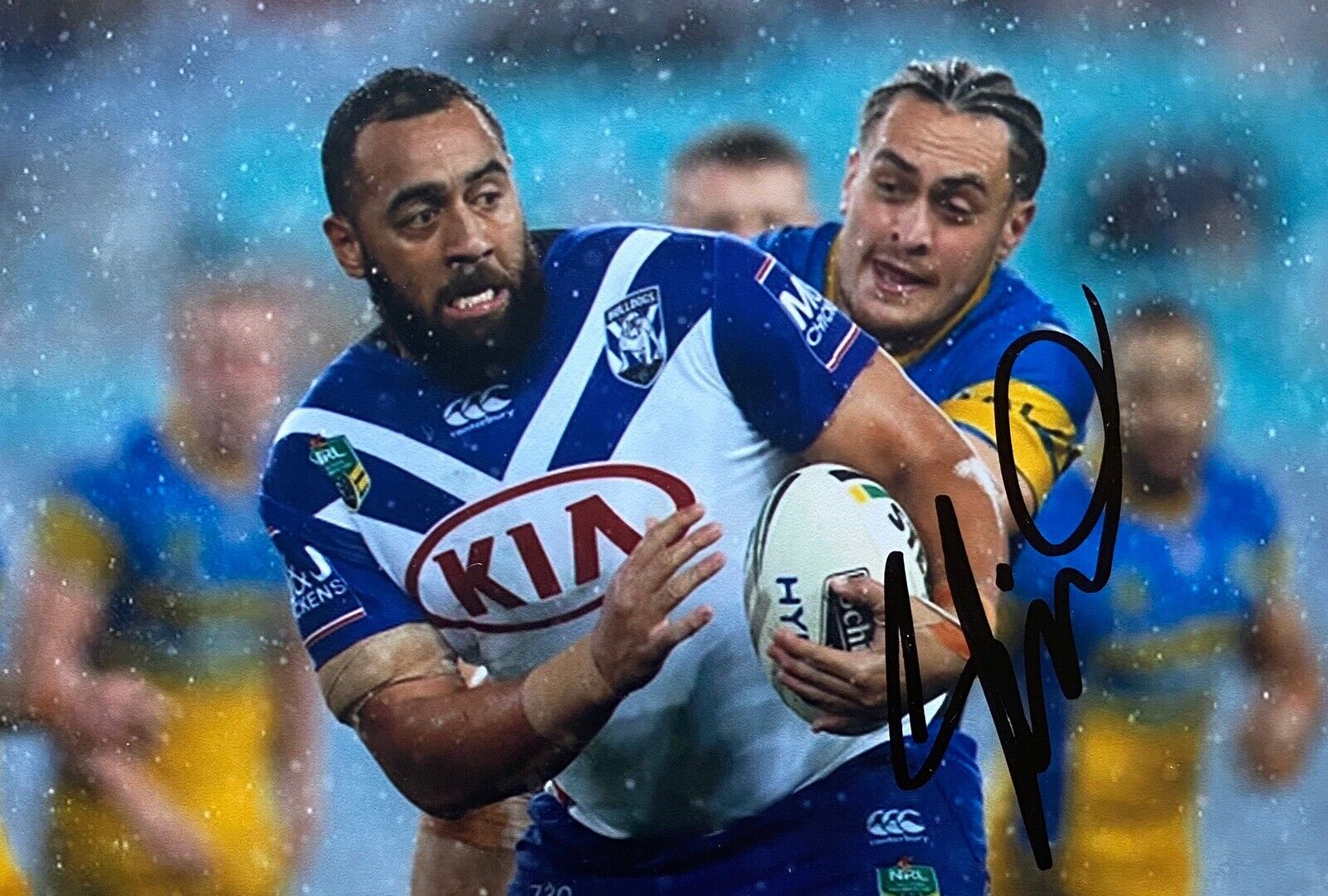 Sam Kasiano Genuine Hand Signed 6X4 Photo Poster painting - Canterbury Bulldogs