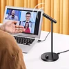 Omnidirectional USB Desktop Microphone with 100-1500Hz Frequency Response, 16bit/48KHz Pick-up Speed Pattern for PC, Laptop, etc. - Supports Windows, macOS, Linux