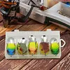5pcs Artificial Lifelike Thunder Frog Lure 25mm 3g Silicone Baits for Bass (B)