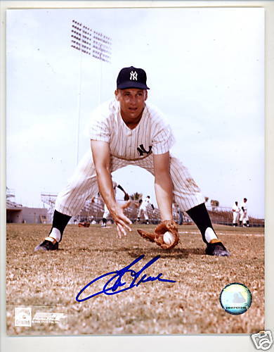 Tom Tresh Yankees Signed 8 X 10 Photo Poster painting w/ COA JSA