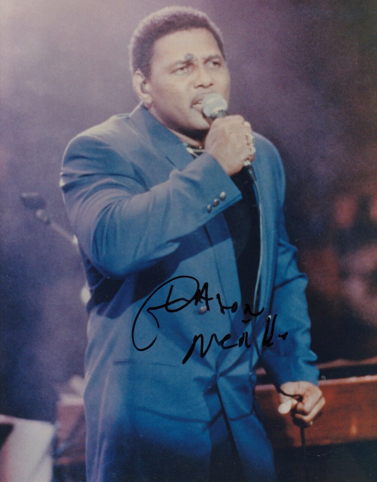 Aaron Neville #0 8x10 Signed Photo Poster painting w/ COA