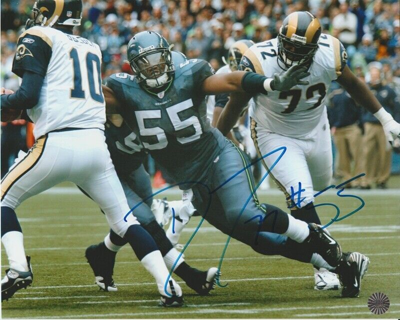 Darryl Tapp Seattle Seahawks Autographed Signed 8x10 Photo Poster painting CFS Virgina Tech VT