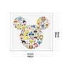 Mickey Head - 11CT Stamped Cross Stitch - 40*45cm - Disney