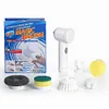 Electric Spin Scrubber Rechargeable Handheld Cleaning Brush with 5 Brush Heads