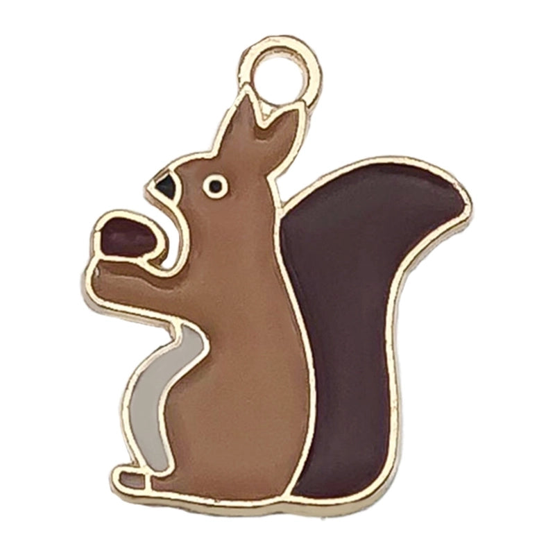 20 PCS/Package 19x18mm 19x22mm 23x14mm Alloy Animal Pumpkin Mushroom Pendant Jewelry Accessories