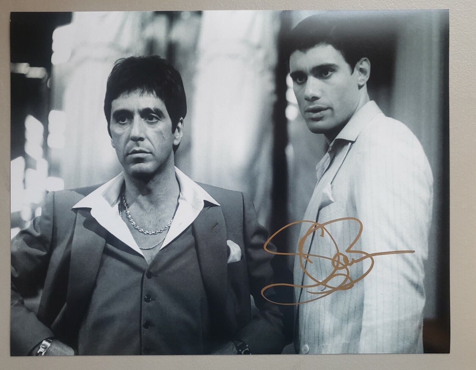 Steven Bauer autograph 11x14 in Scarface