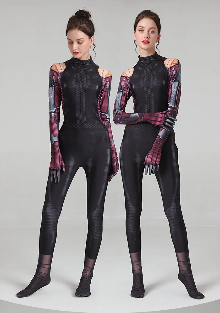 Alita Battle Angel Cosplay Suits for Women Girls Bodysuit Jumpsuit、shopify、sdecorshop