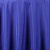 108" Royal Blue Seamless Polyester Round Tablecloth