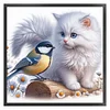 Pussycat And Robin-11CT Stamped Cross Stitch 40*40cm/15.75*15.75in tapestrymarket