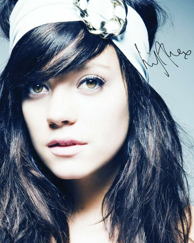 Lily Allen Autograph Signed Photo Poster painting Print