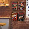 4PCS fille sexy - Panneaux en &eacute;tain m&eacute;tallique(20*30cm/30*40cm)