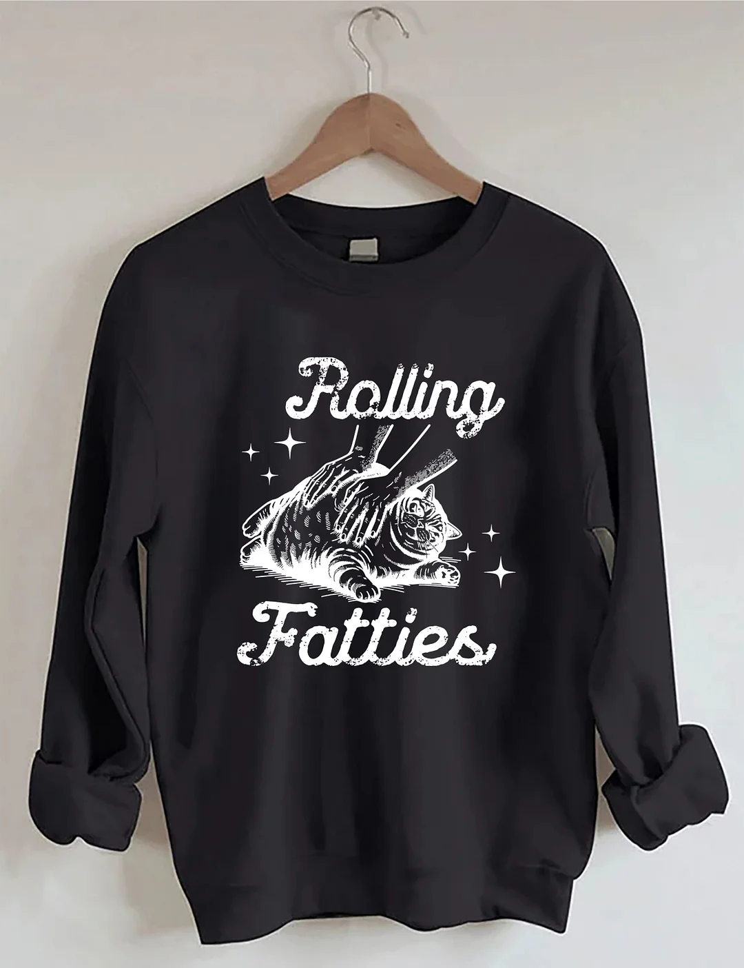 Rolling Fatties Cat Sweatshirt