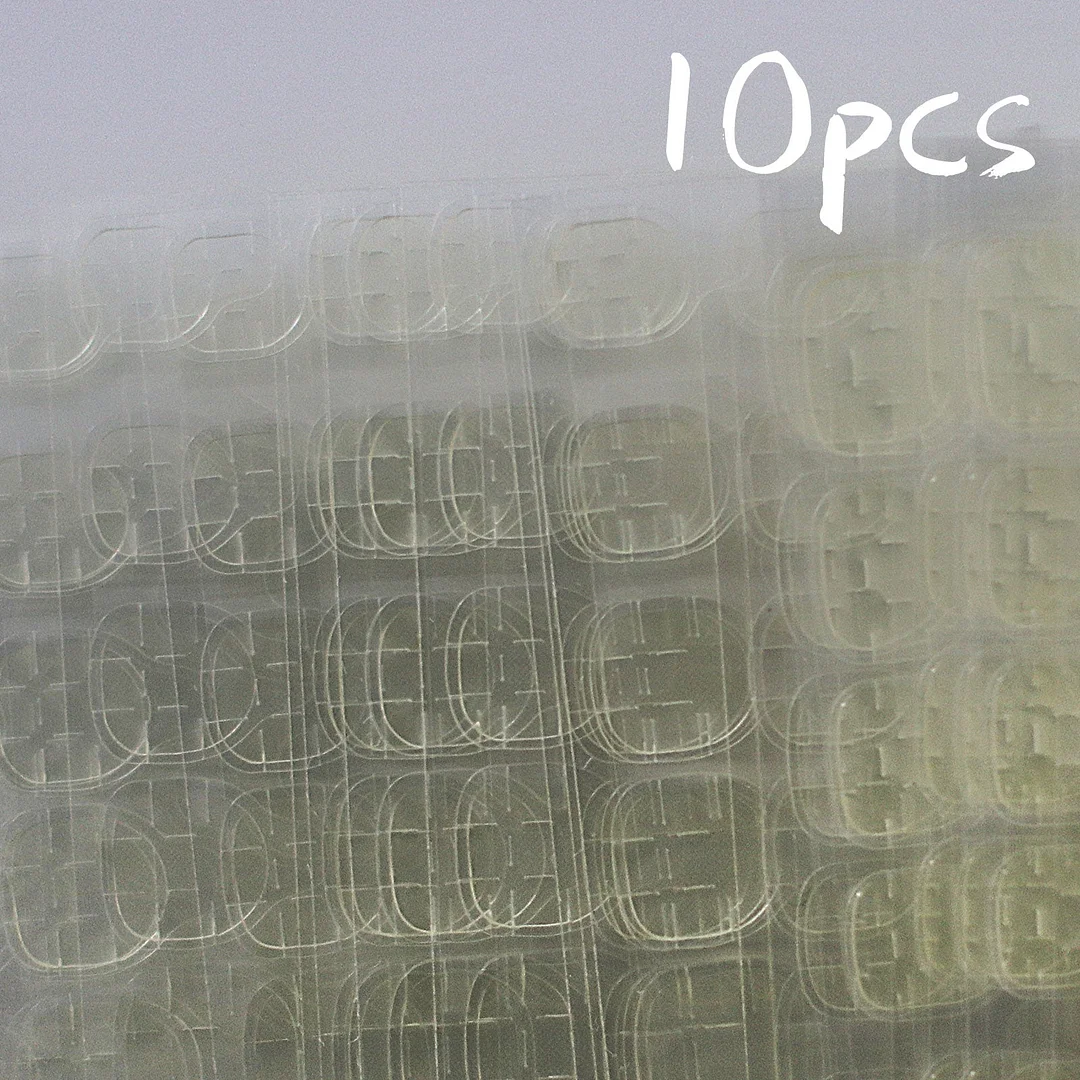 240pcs/10sheets Wholesale Double Side Glue Sticker Adhesive Tape Water Proof Sticker Pink Sticker Nails Tabs Tools Bag T013-Nail Inspo