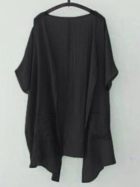 Short Sleeve Solid Shirts & Tops