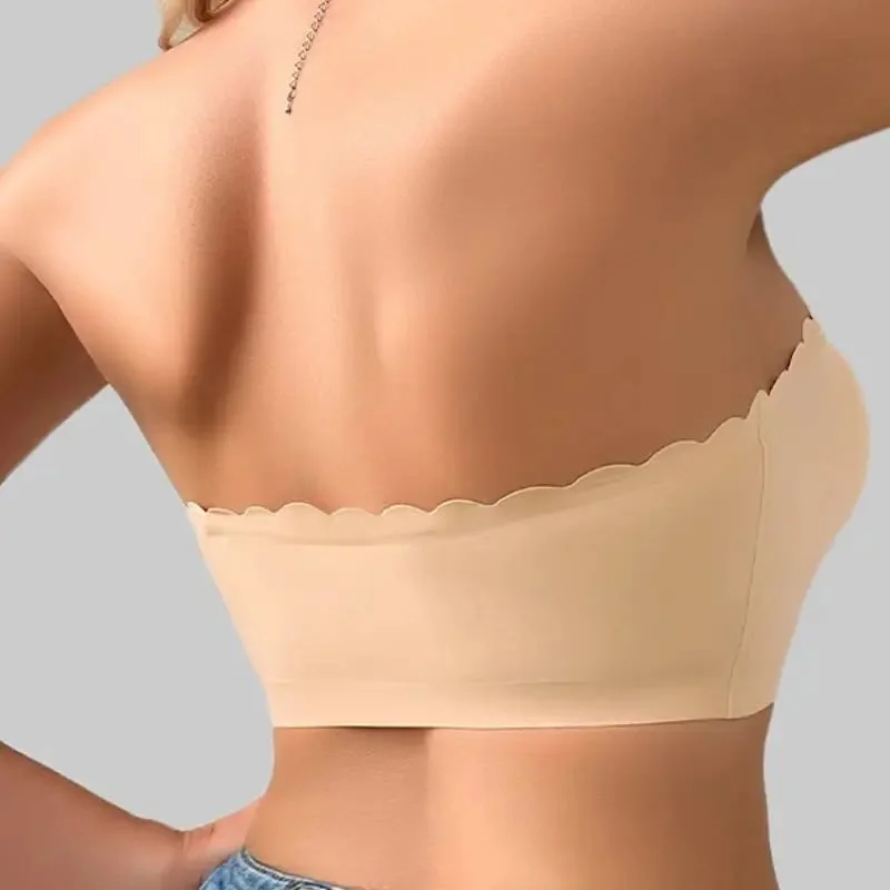 🔥Last Day 49% OFF❤️Seamless Front Closure Strapless Bandeau Bra