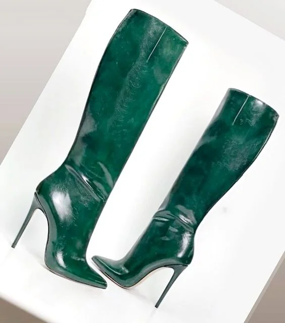 Breakj Breakj Furtado 2023 Fashion Women's Shoes spring autumn Winter Pointed Toe Stilettos Heels 12cm Knee High Boots high heels 41 42 102-0