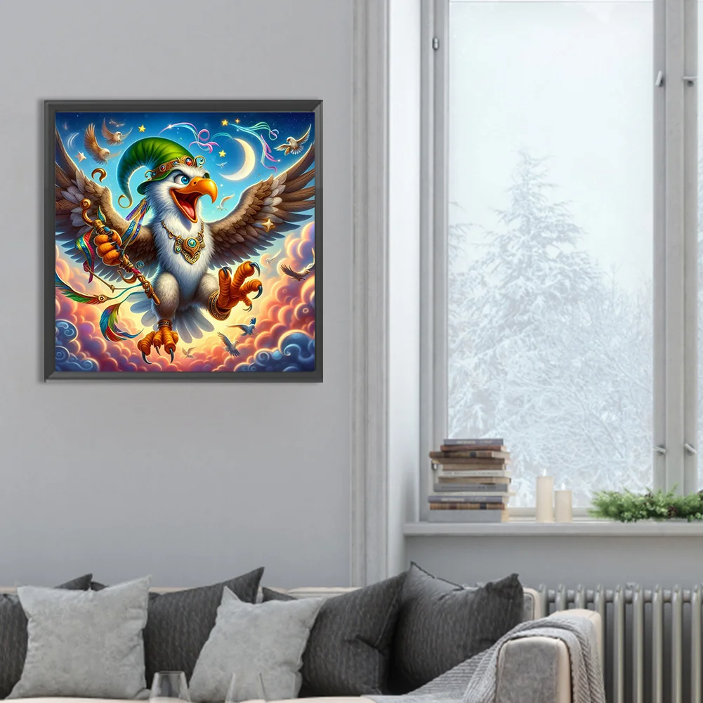 Diamond Painting - Full Round Drill - Eagle(Canvas|30*30cm)