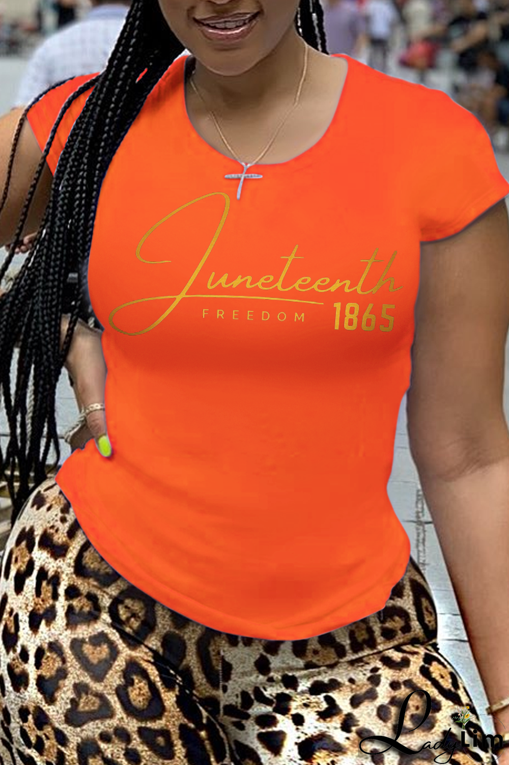 Red Casual Vintage Print Patchwork O Neck T-Shirts