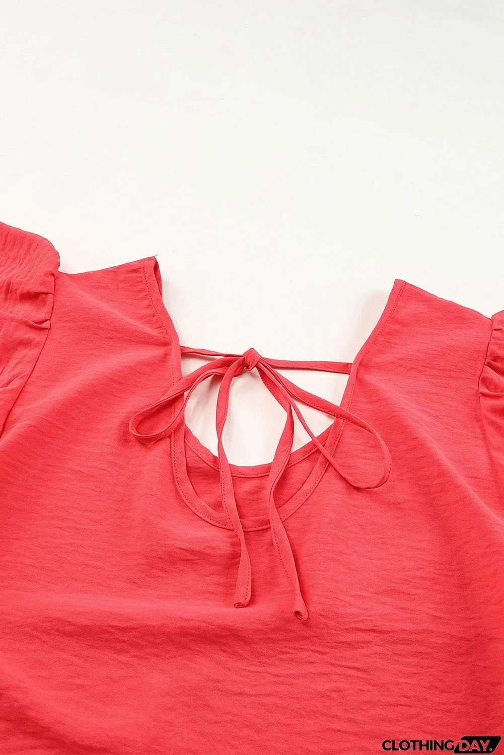 Ruffle Sleeve Loose Top