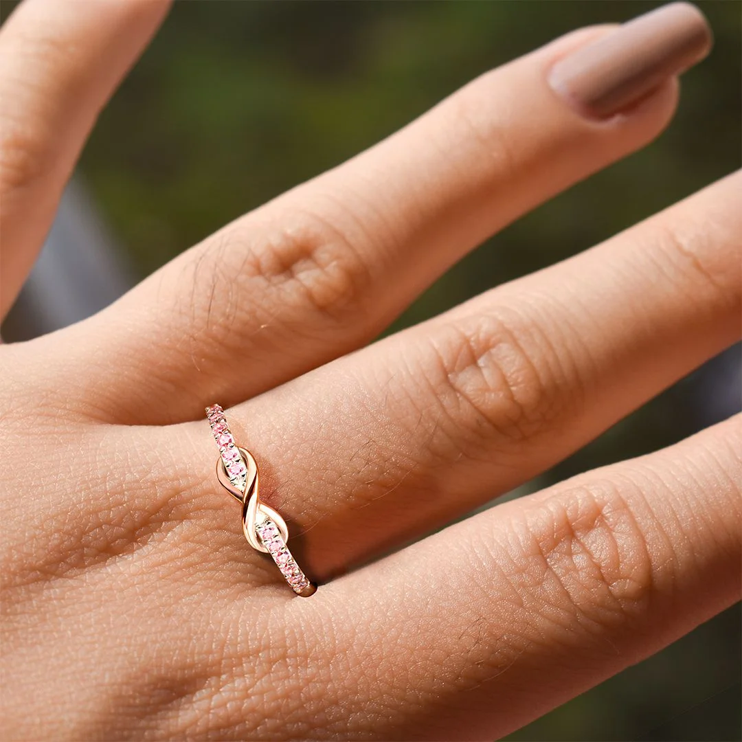 Grandma & Granddaughter | Forever Linked Together | S925 Ring