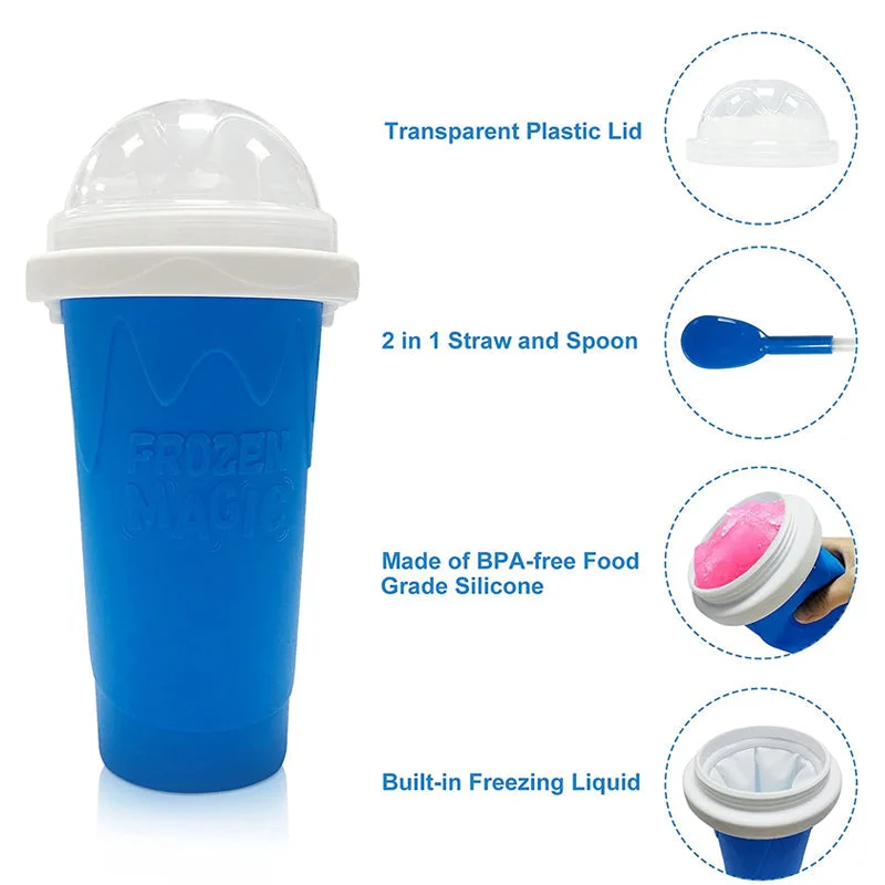 Slushy Cup-Instant Frozen Slushy Maker Cup Frozen Ice Cream