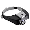 Hands Free Magnifier Adjustable Headband Lluminated Magnifier for Reading Repair