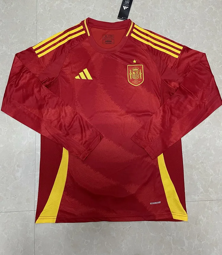 2025 Spain Home Long Sleeve Fan Edition