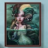 Meerjungfrauen-Komplett-DIY-5D-Runden-Bohrer Diamant-Kunstsets f&uuml;r Erwachsene Wohnaccessoires 40x50cm