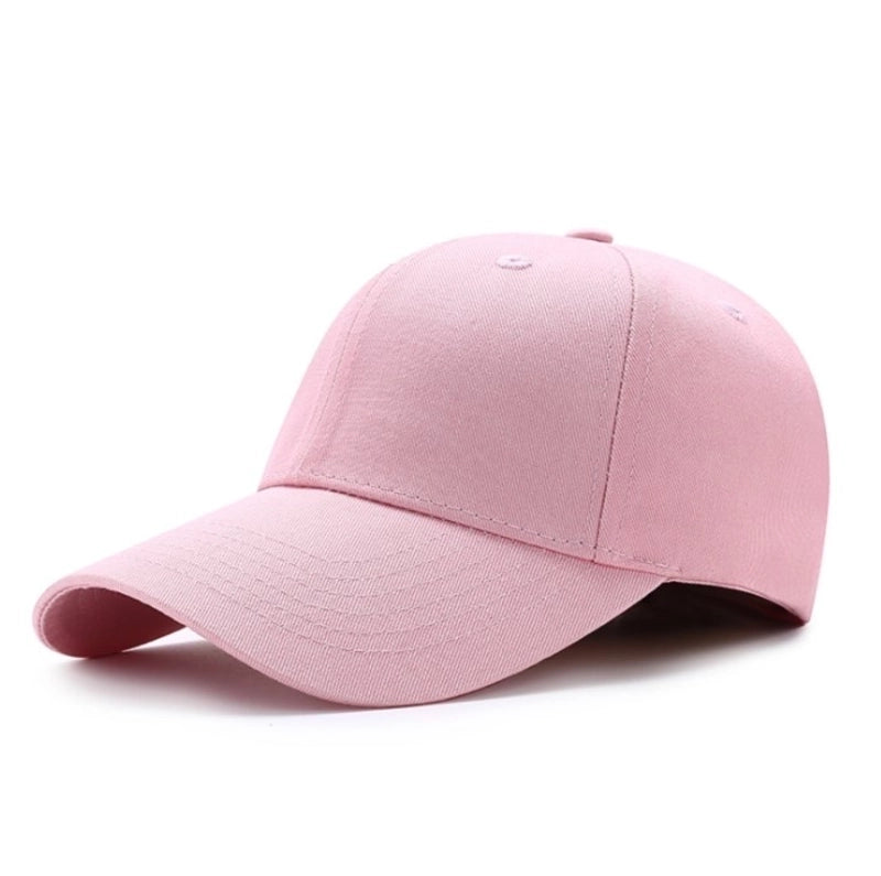 Unisex Minimalist Solid Color Curved Eaves Baseball Cap