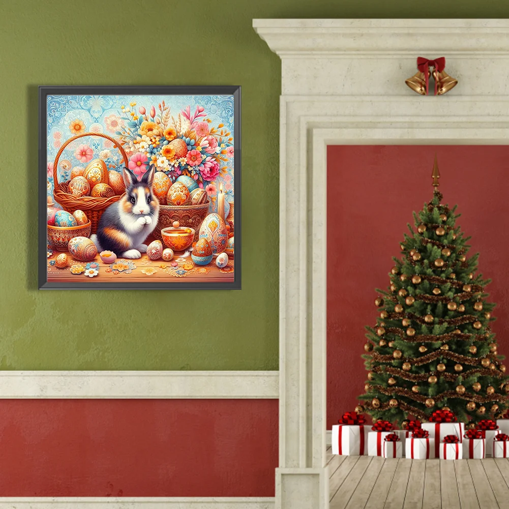 Full Round Diamond Painting 40*40cm - Rabbit