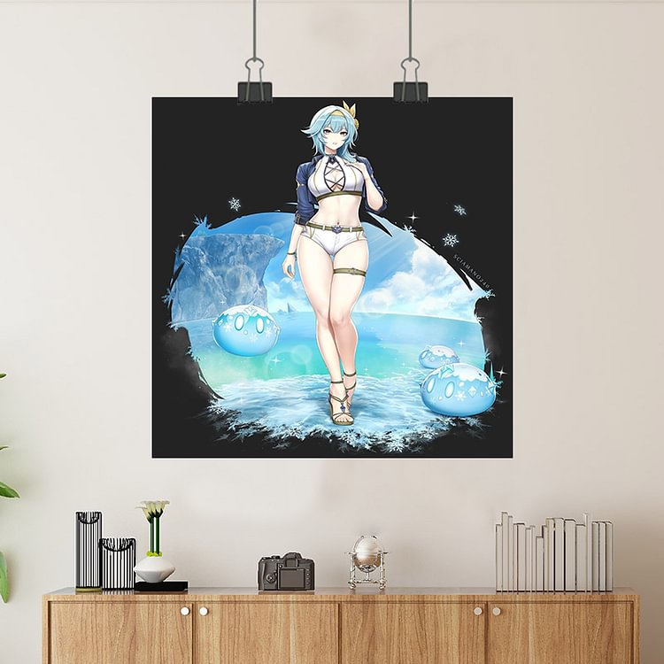 Genshin Impact - Eula/Custom Poster/Canvas/Scroll Painting/Magnetic Painting