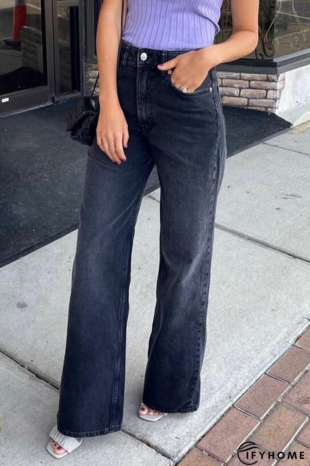 Loose Straight Leg Jeans | IFYHOME