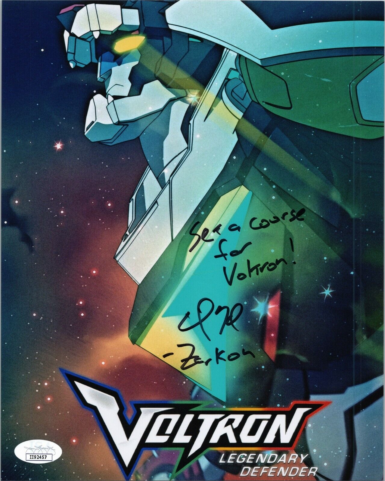 NEIL KAPLAN Authentic Hand-Signed VOLTRON LEGENDARY DEFENDER